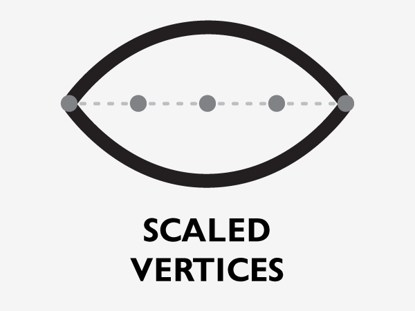 Scaled Vertices